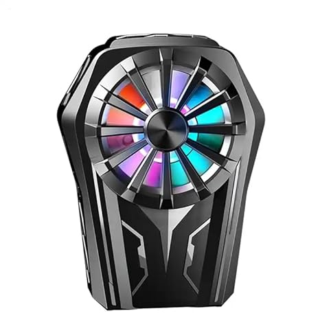 Mobile Smartphone Radiator Cooling Fan For Efficient Gaming/Streaming Compatible With Smarphone (L-08 (Plug N Play | Battery