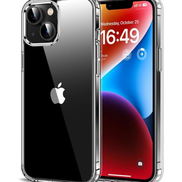 Premium Clear Shockproof Hard Back Cover
