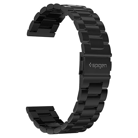 Spigen Modern Fit for Galaxy watch 3 45mm, Galaxy Watch 46mm and other smartwatch models compatible with 22mm Strap Band -Black